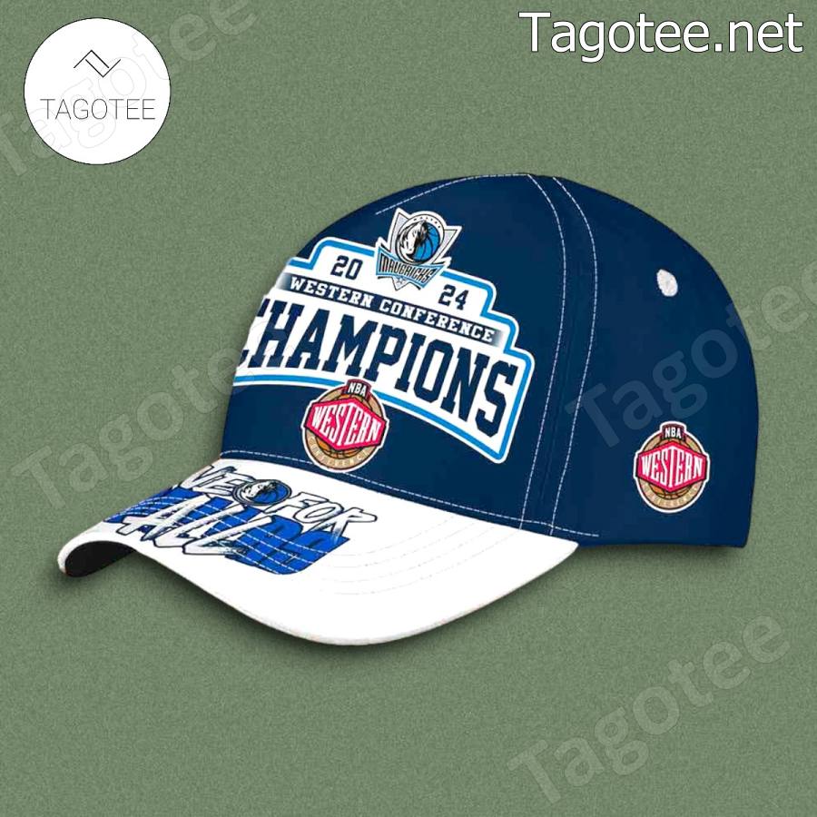 Dallas Mavericks One For All Western Conference Champions 2024 Basic Cap a