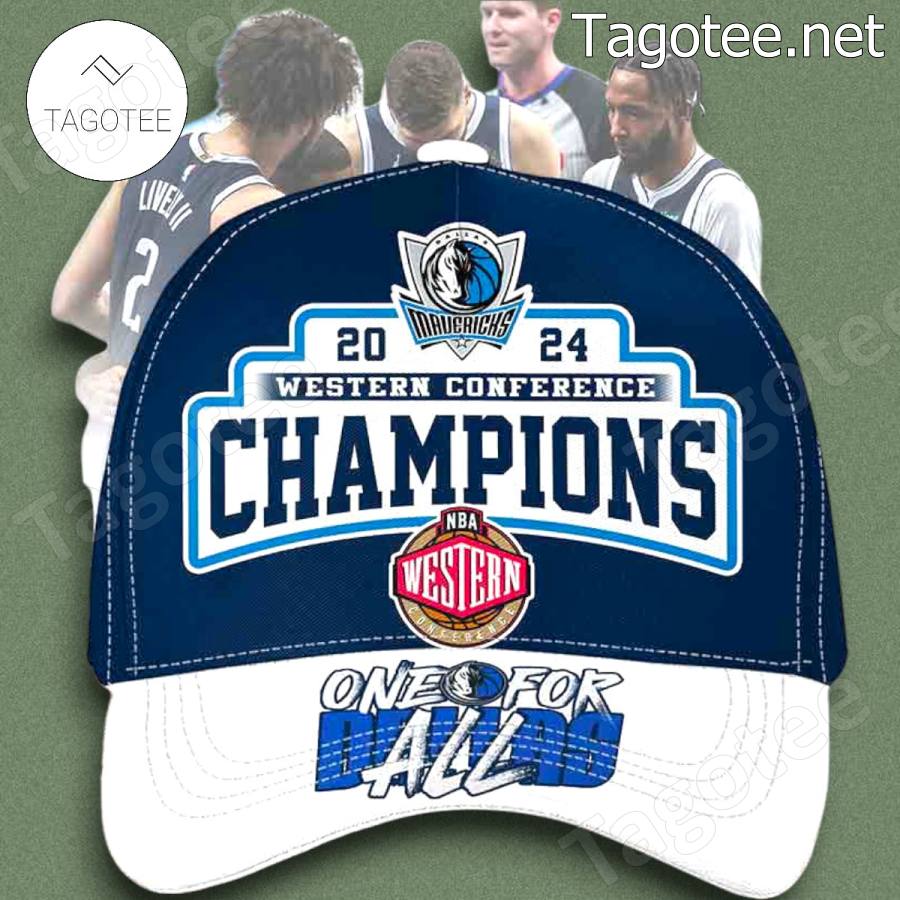 Dallas Mavericks One For All Western Conference Champions 2024 Basic Cap